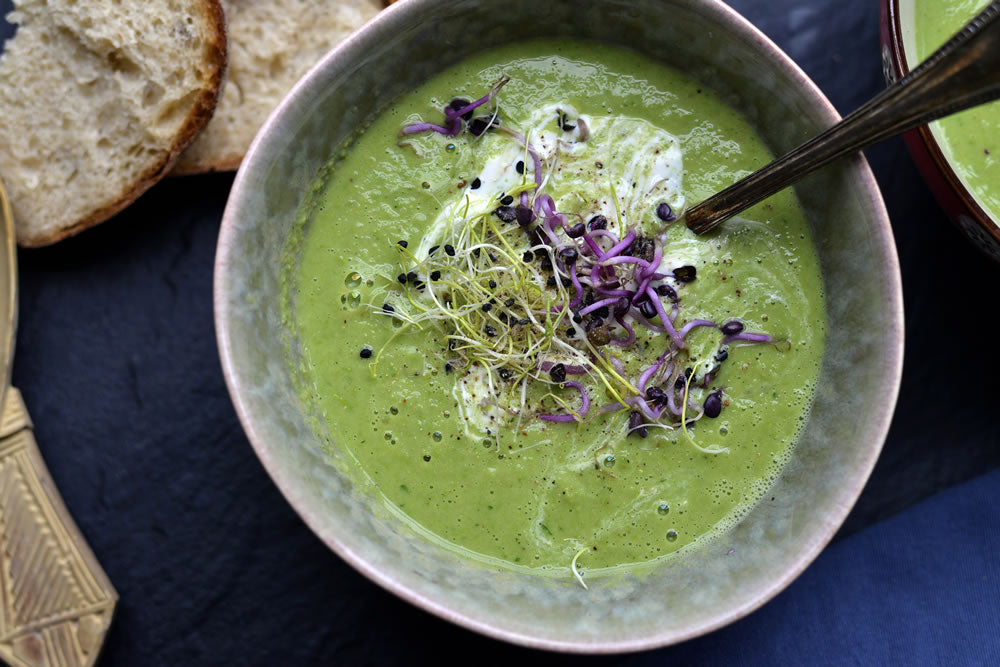 Erbsen-Kokos Suppe