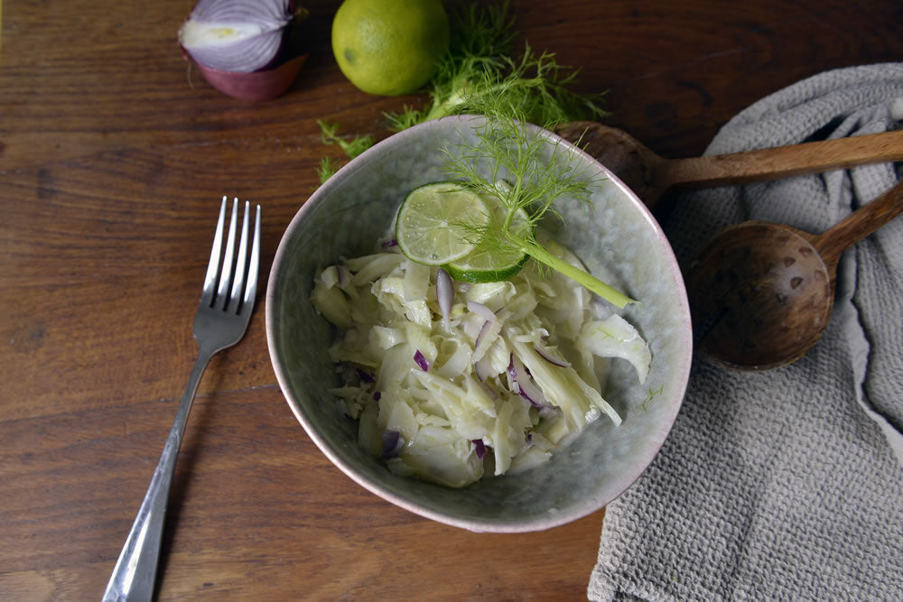 Fenchel-Limetten Kokossalat