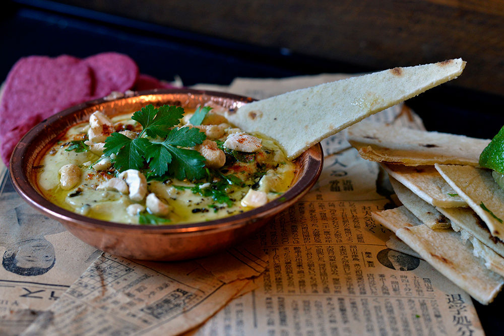 Kokos-Hummus mit Koriander