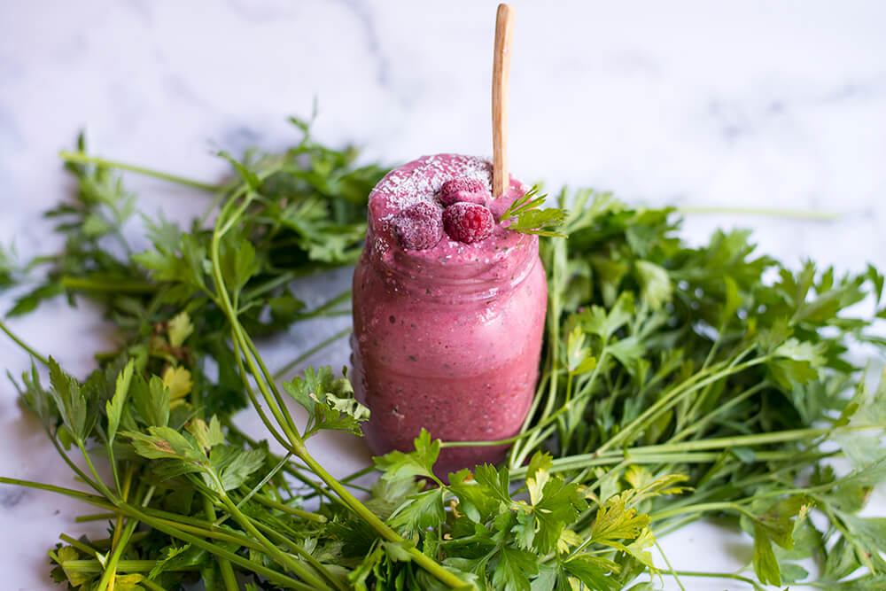Beeren-Kokos Smoothie