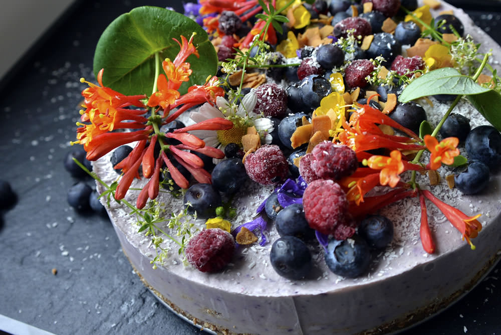 Blaubeeren-Limetten Cheesecake