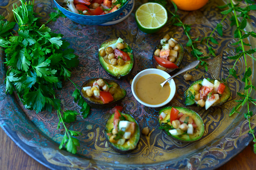 Grillierte Avocado