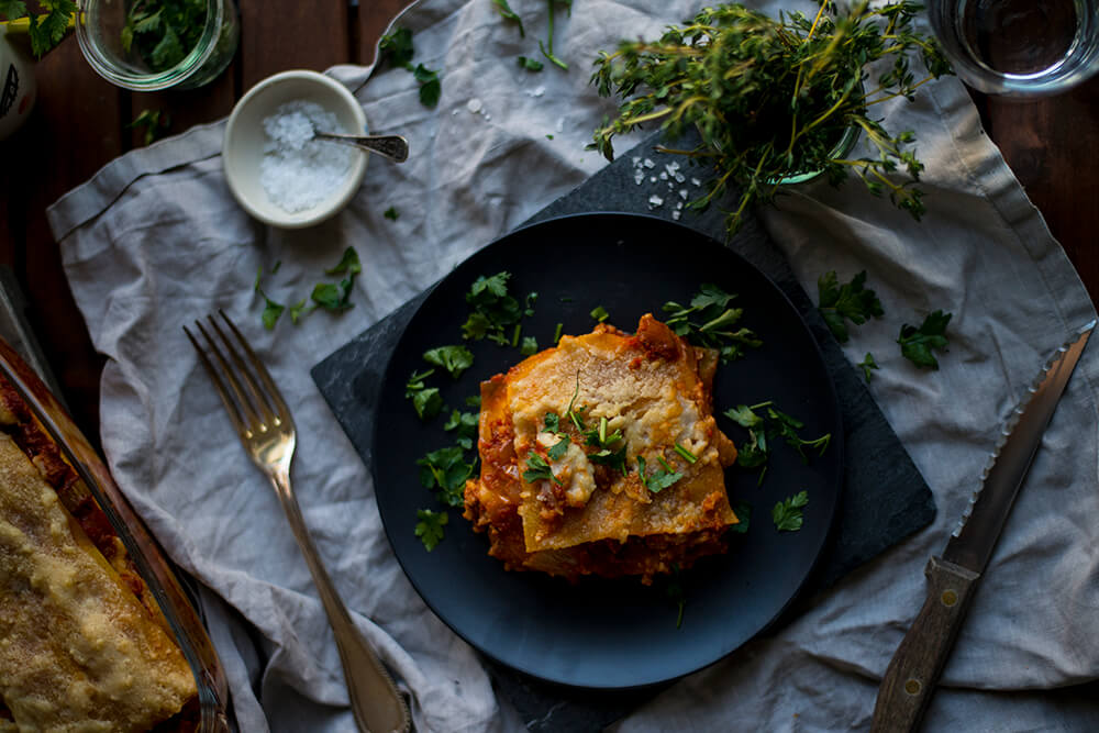 Lasagne Bolognese (Vegan)