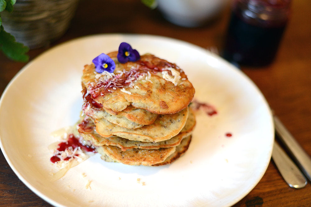 Pancakes mit Kokosmehl