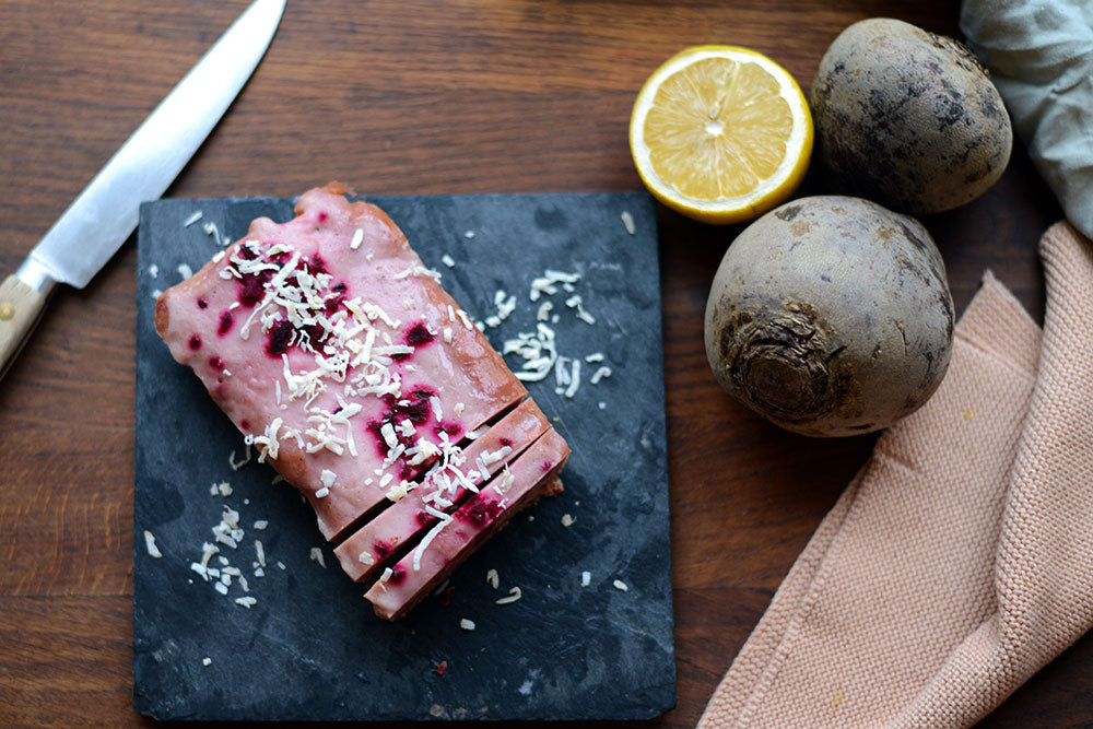 Randen-Zitronen Kokos-Cake
