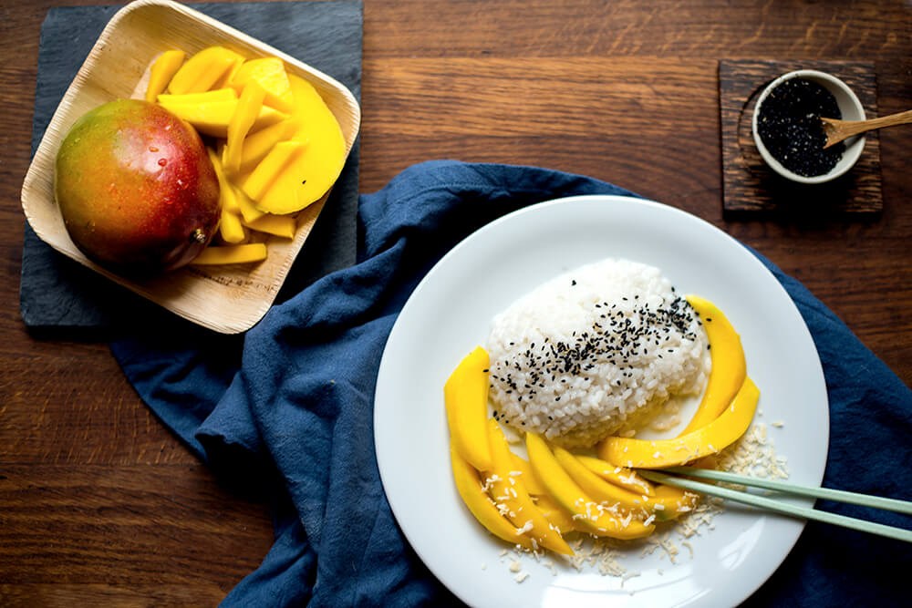 Sticky Rice mit Mango