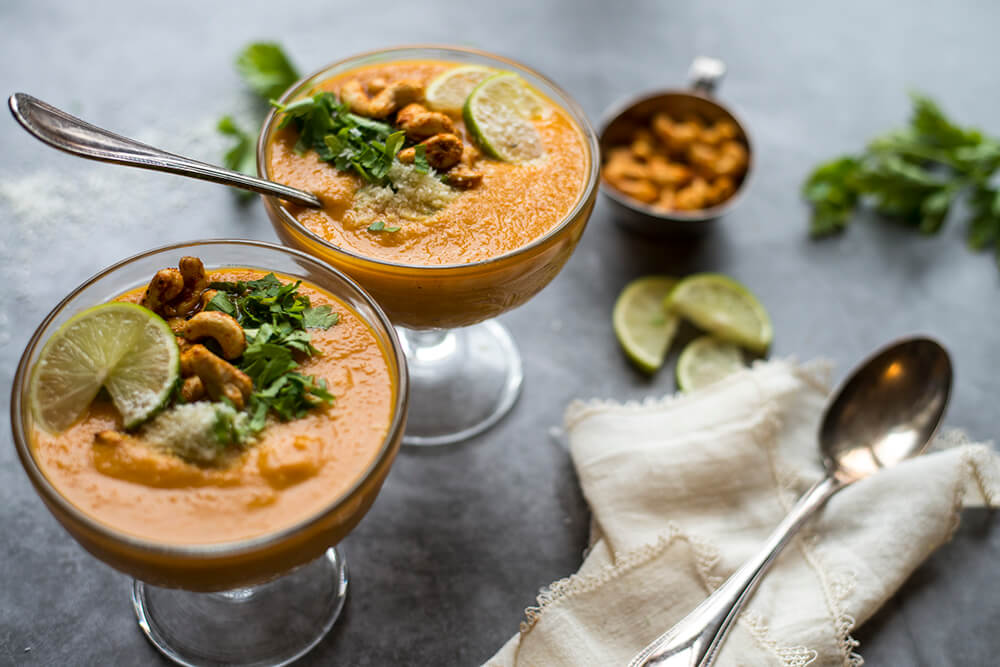 Thai Süsskartoffel-Karotten Suppe