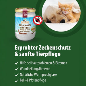 Premium Bio-Kokosöl für Tiere