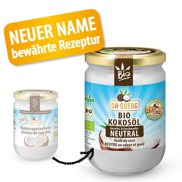 Premium Bio-Kokosöl Neutral