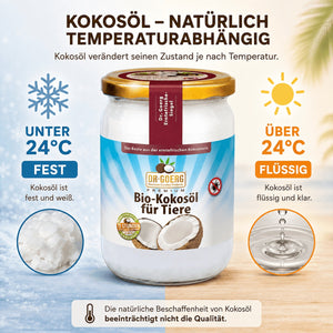 Premium Bio-Kokosöl für Tiere